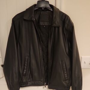 Croft & Barrow Men's Black Bomber Jacket